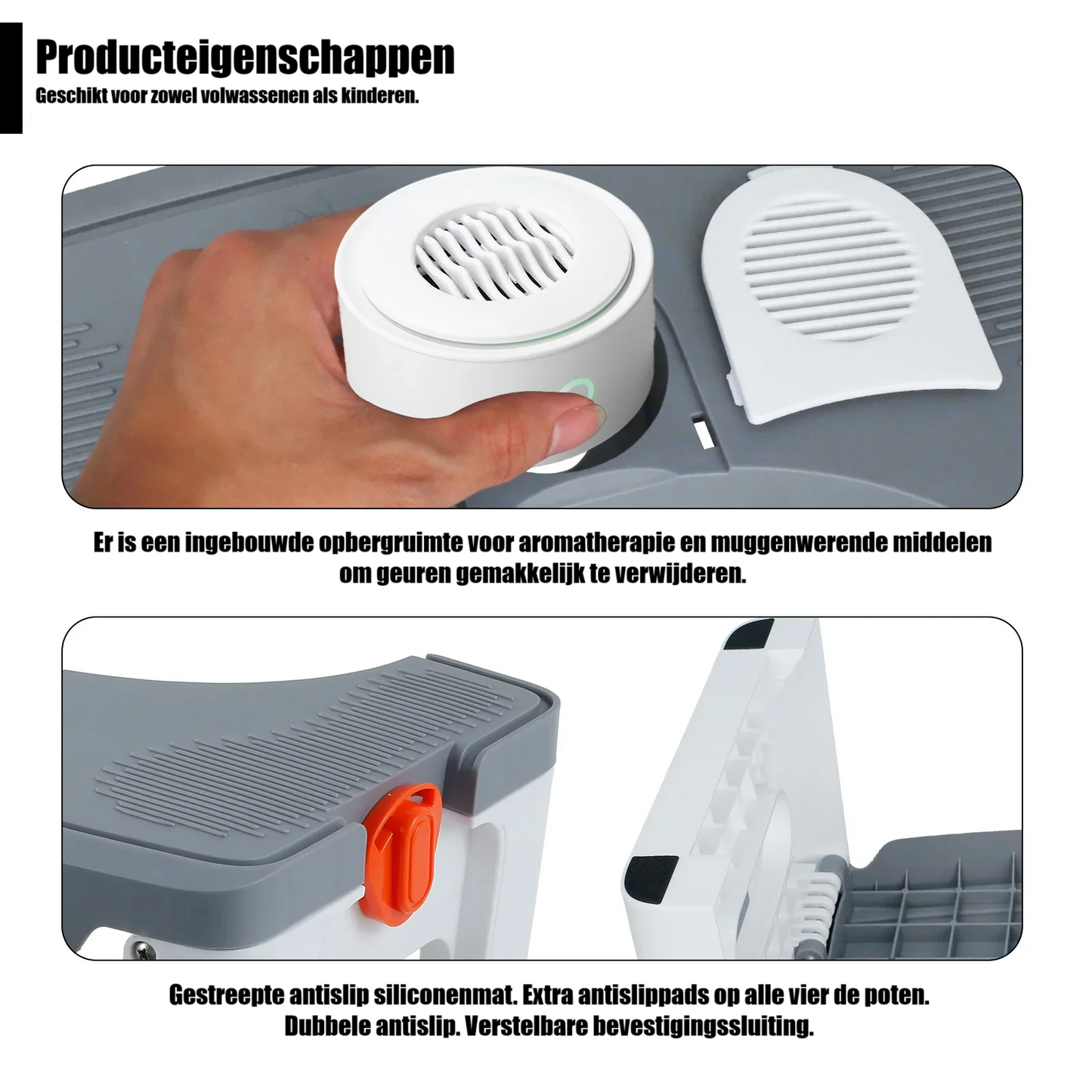 FlexiSquat™ Opvouwbare Toiletkruk